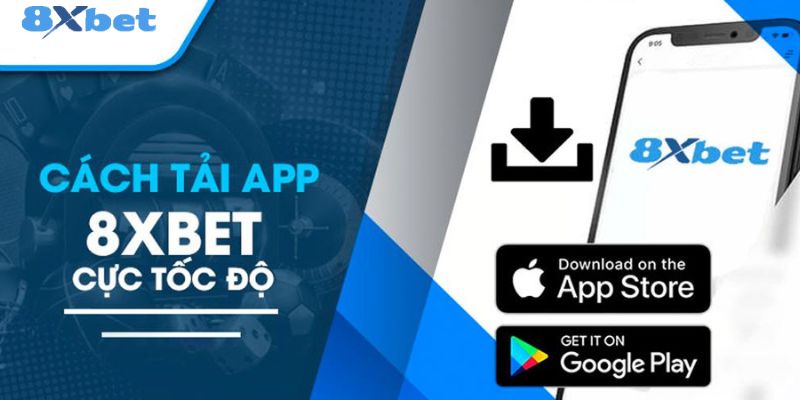 Nhấn nút Download để tải app 8xbet về máy